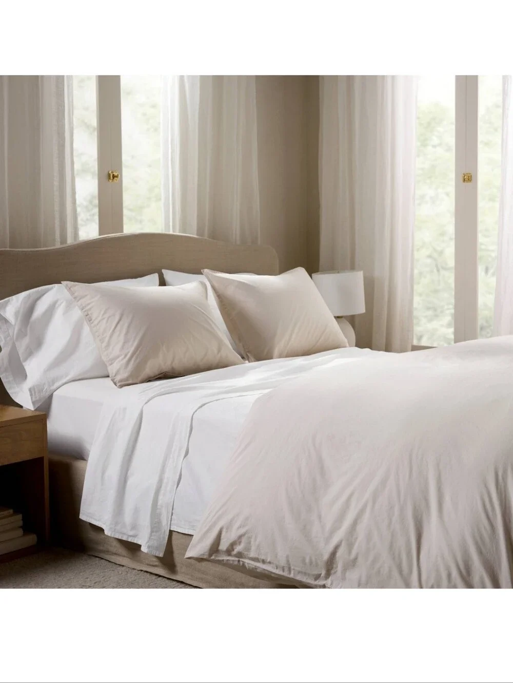 New!Parachute Organic Casual King Duvet Cover Set Y2K Cottagecore Chic Retro